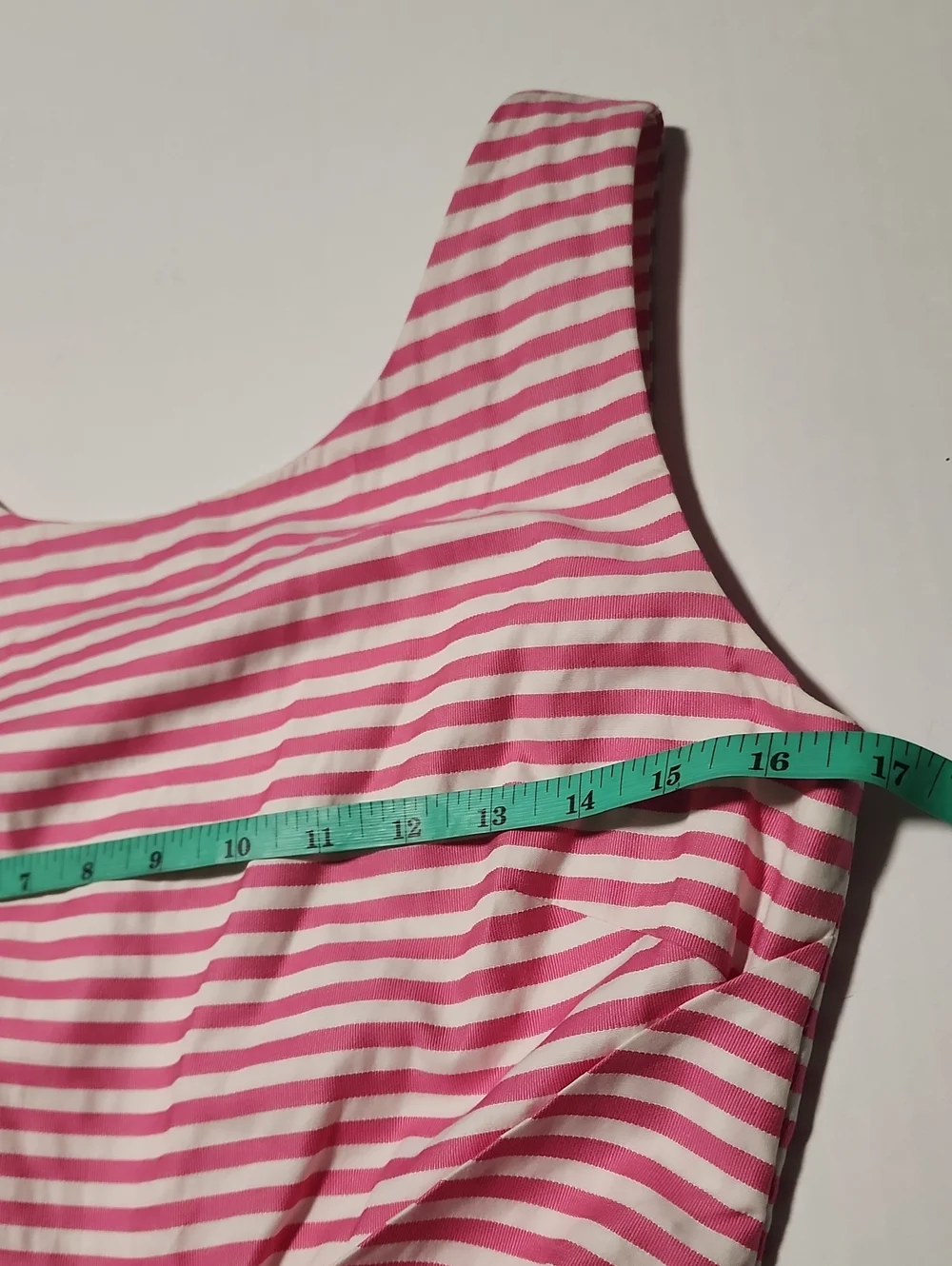 Kate Spade Jillian Candy Pink and White Striped Bow-Front Dress
